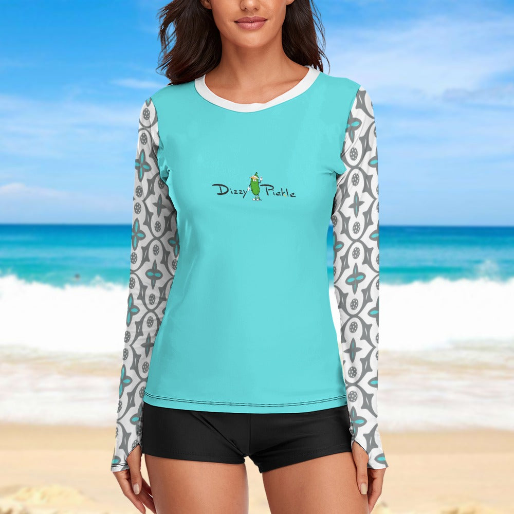 Shelby - Women's Long Sleeve Pickleball Performance Shirt by Dizzy Pickle
