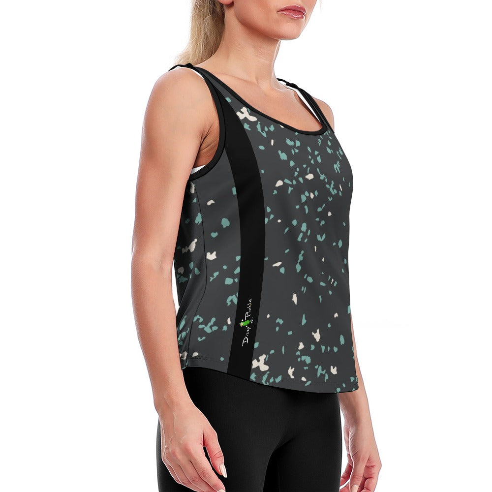 DZY P Classic - Geo 7754 - Active Performance Loose Loose Yoga Vest by Dizzy Pickle