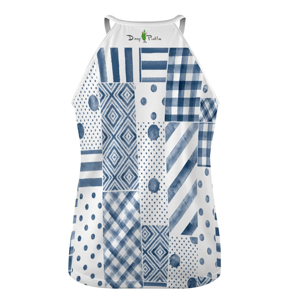 Dizzy Pickle Heidi BW Women's Pickleball Crew Neck Vest