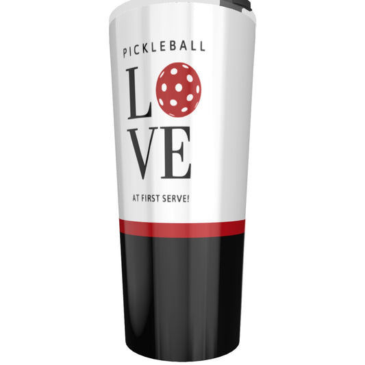 Dizzy Pickle Love at First Serve - Red/Black - Tumbler 30oz